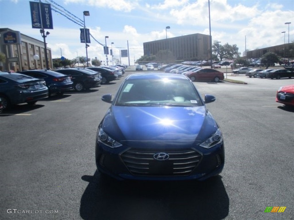 2017 Elantra Limited - Lakeside Blue / Black photo #2