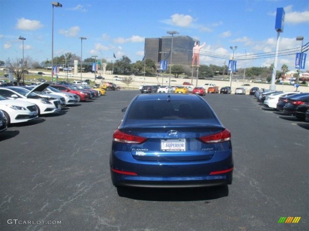 2017 Elantra Limited - Lakeside Blue / Black photo #4