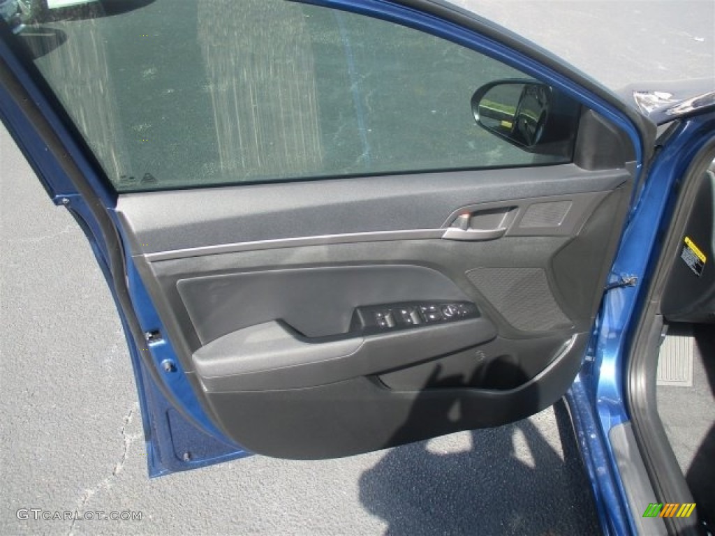 2017 Elantra Limited - Lakeside Blue / Black photo #10