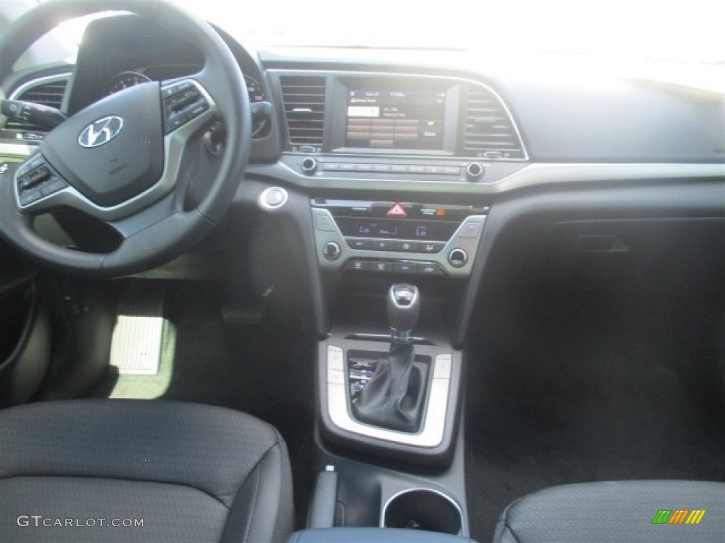 2017 Elantra Limited - Lakeside Blue / Black photo #17