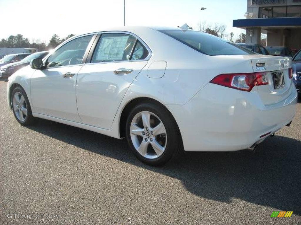 2009 TSX Sedan - Premium White Pearl / Parchment photo #4