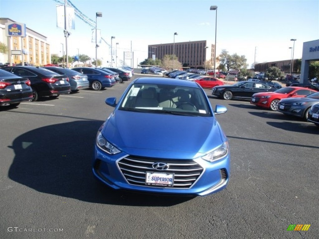 2017 Elantra SE - Electric Blue / Gray photo #2