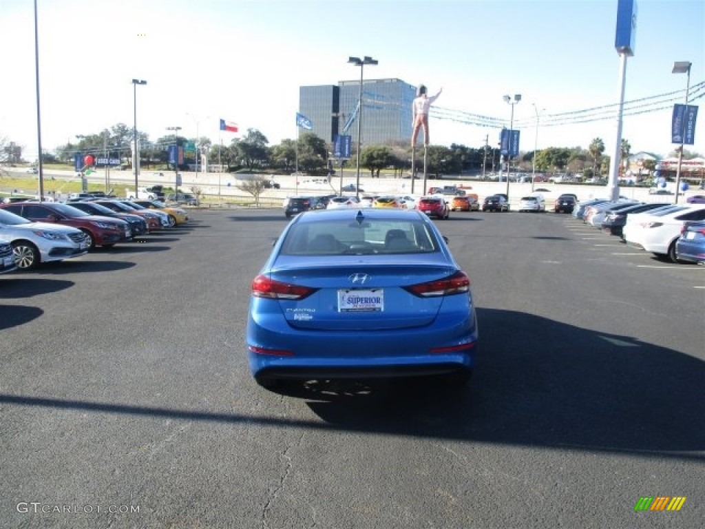 2017 Elantra SE - Electric Blue / Gray photo #4