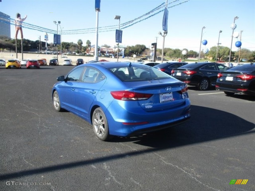 2017 Elantra SE - Electric Blue / Gray photo #5