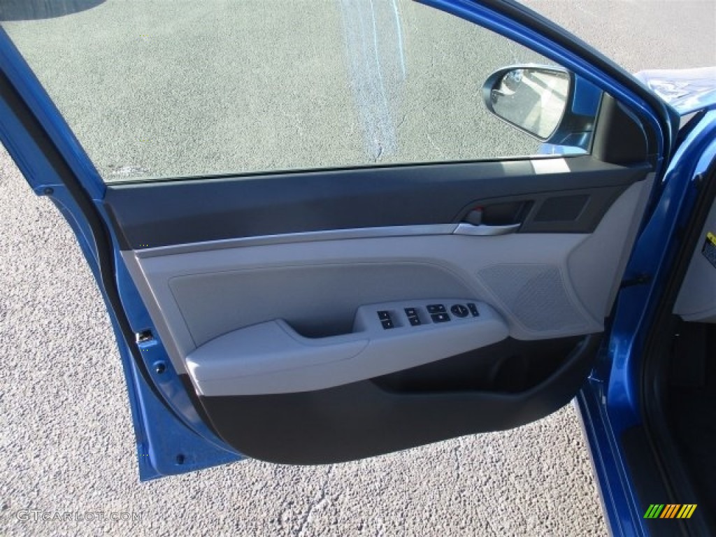 2017 Elantra SE - Electric Blue / Gray photo #10