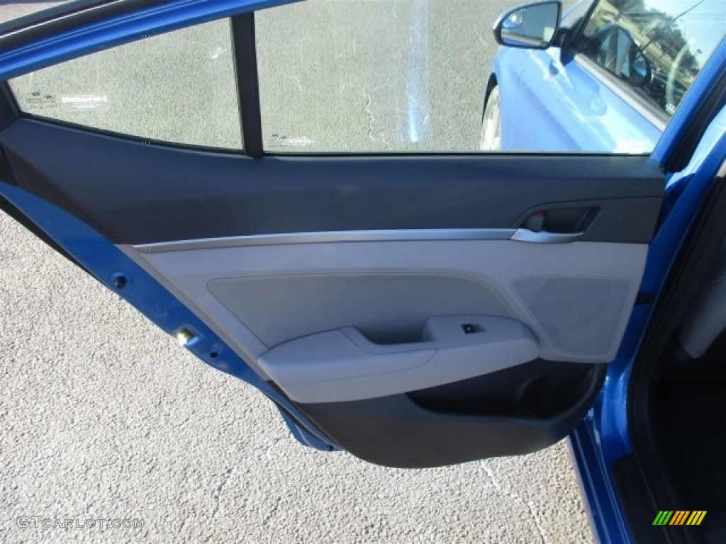 2017 Elantra SE - Electric Blue / Gray photo #13