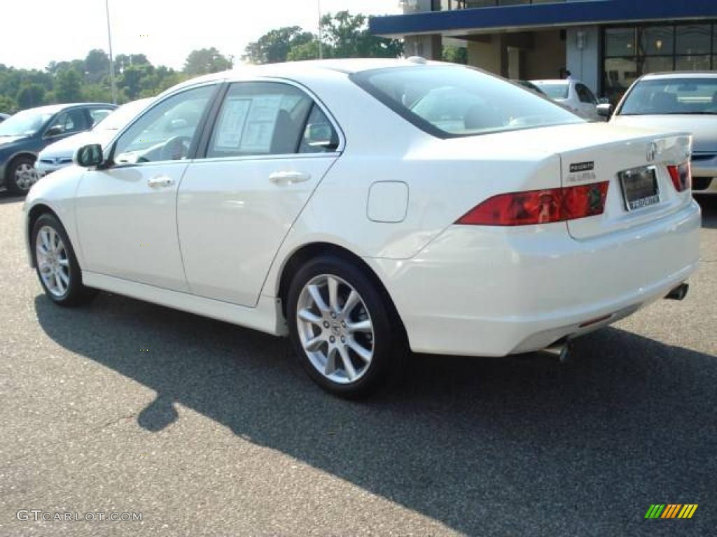 2008 TSX Sedan - Premium White Pearl / Parchment photo #3