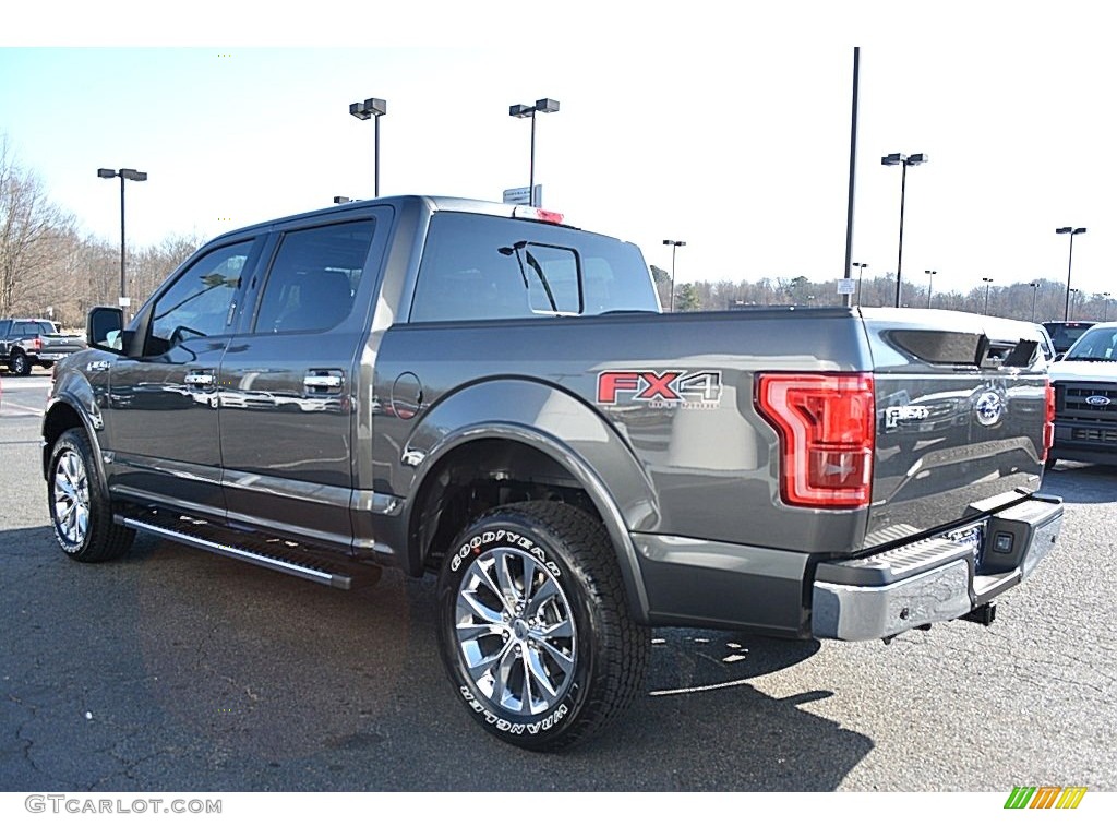 2016 F150 Lariat SuperCrew 4x4 - Magnetic / Black photo #28