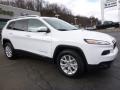 2016 Bright White Jeep Cherokee Latitude 4x4  photo #8