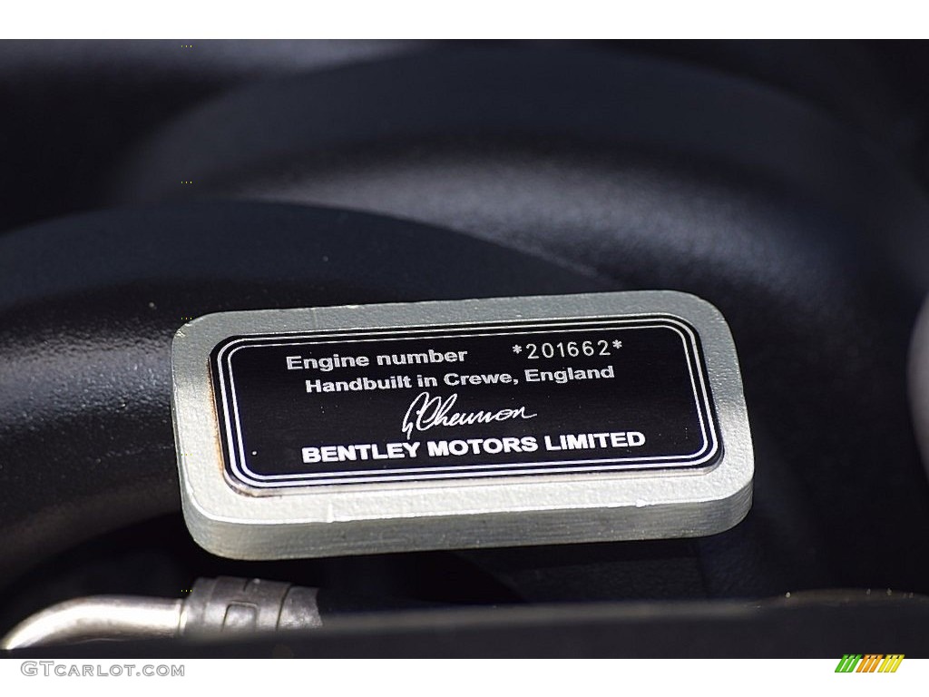 2009 Bentley Arnage T Info Tag Photo #111134144