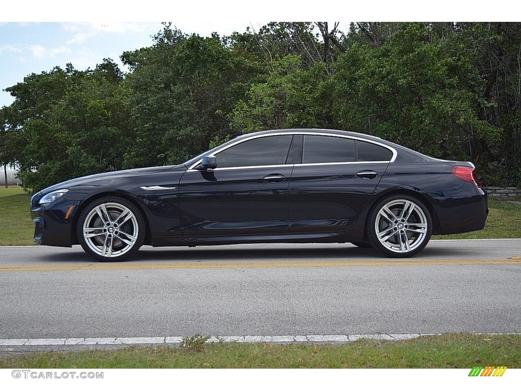 2013 6 Series 650i Gran Coupe - Black Sapphire Metallic / Cinnamon Brown photo #3