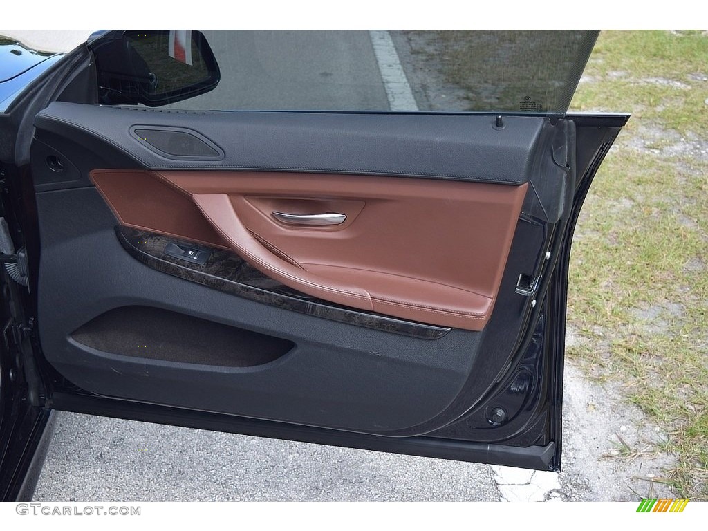 2013 6 Series 650i Gran Coupe - Black Sapphire Metallic / Cinnamon Brown photo #39