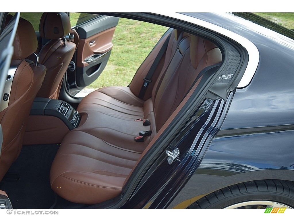 2013 BMW 6 Series 650i Gran Coupe Rear Seat Photo #111135095