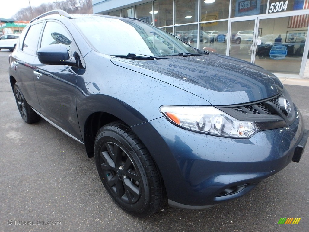 2013 Murano S AWD - Graphite Blue / Black photo #2