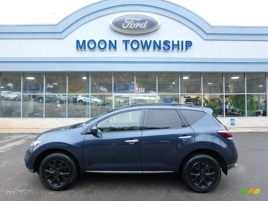 2013 Murano S AWD - Graphite Blue / Black photo #7