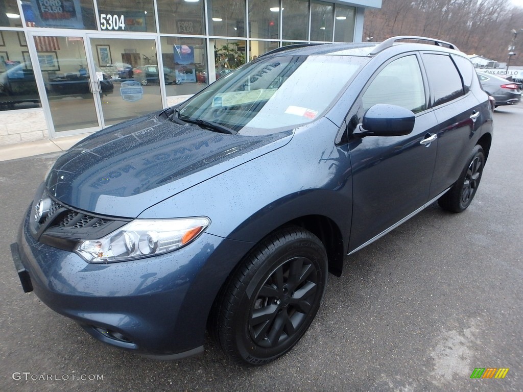 2013 Murano S AWD - Graphite Blue / Black photo #9