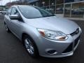 2013 Ingot Silver Ford Focus SE Hatchback  photo #2
