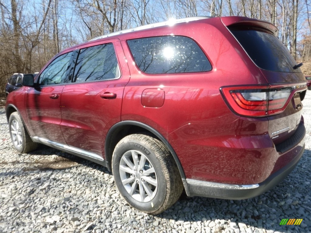 2016 Durango SXT - Velvet Red Pearl / Black/Light Frost Beige photo #3