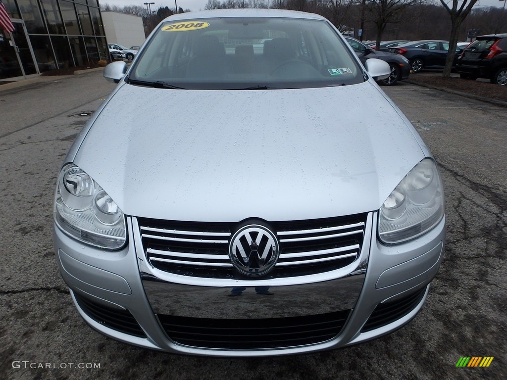 2008 Jetta S Sedan - Reflex Silver Metallic / Art Grey photo #8