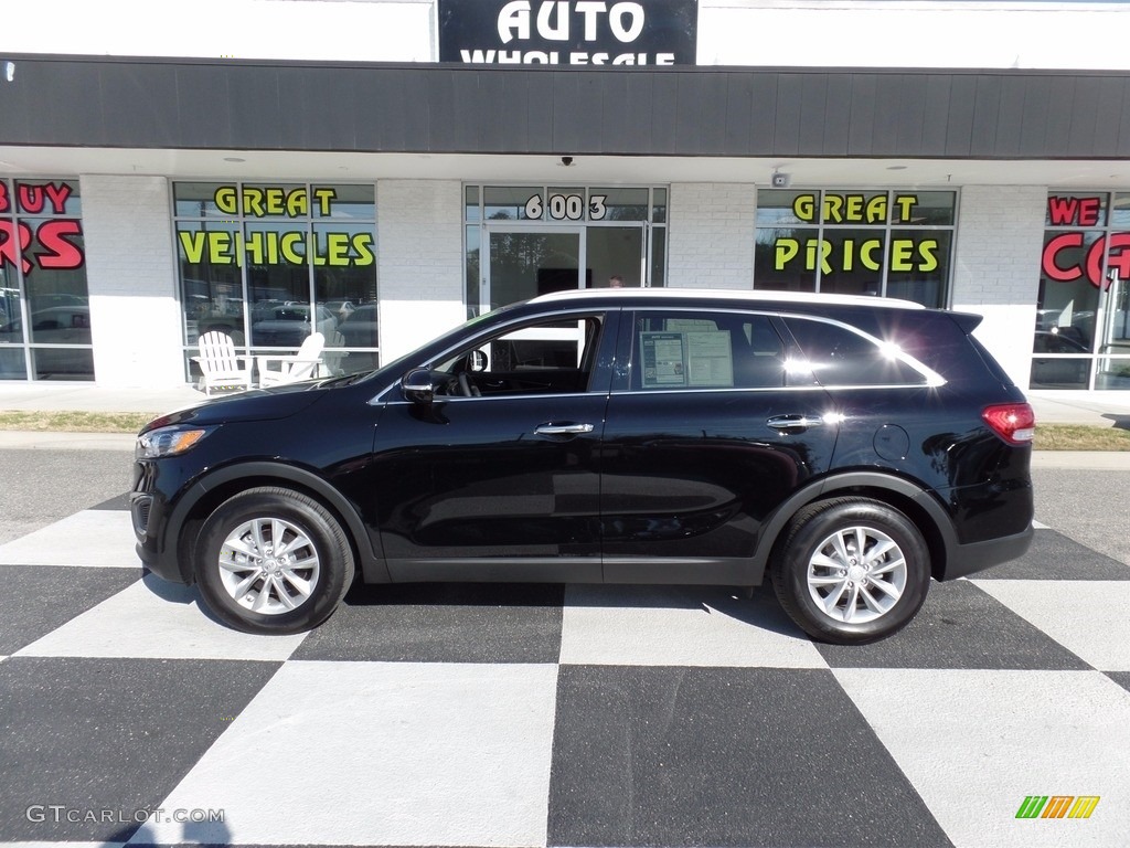 2016 Sorento LX - Ebony Black / Satin Black photo #1