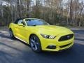 Triple Yellow Tricoat 2016 Ford Mustang V6 Convertible Exterior