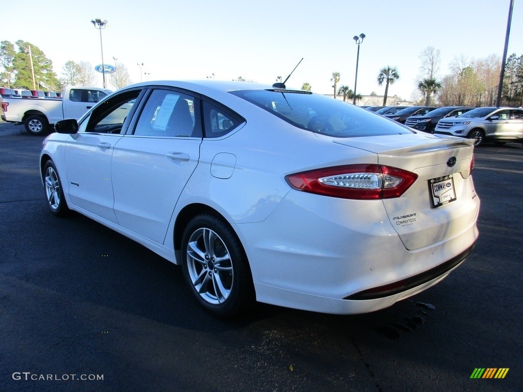 2016 Fusion Hybrid SE - White Platinum Tri-Coat Metallic / Charcoal Black photo #7