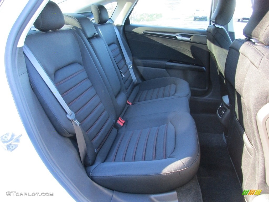2016 Ford Fusion Hybrid SE Rear Seat Photos