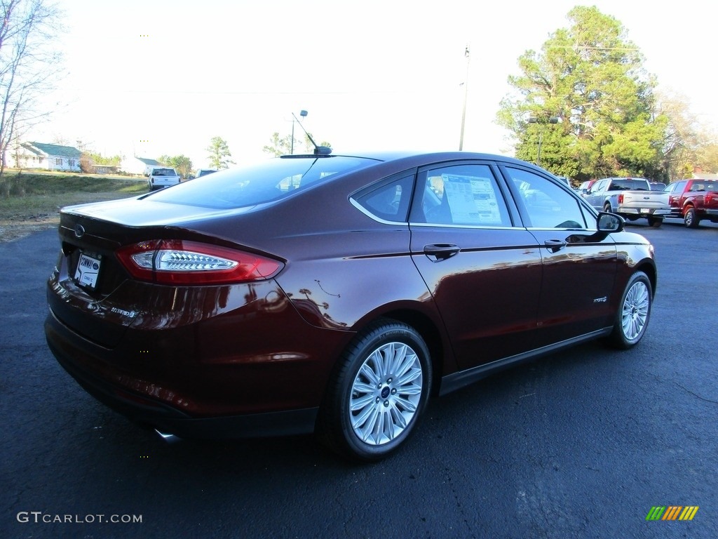 2016 Fusion Hybrid S - Bronze Fire Metallic / Medium Earth Gray photo #3