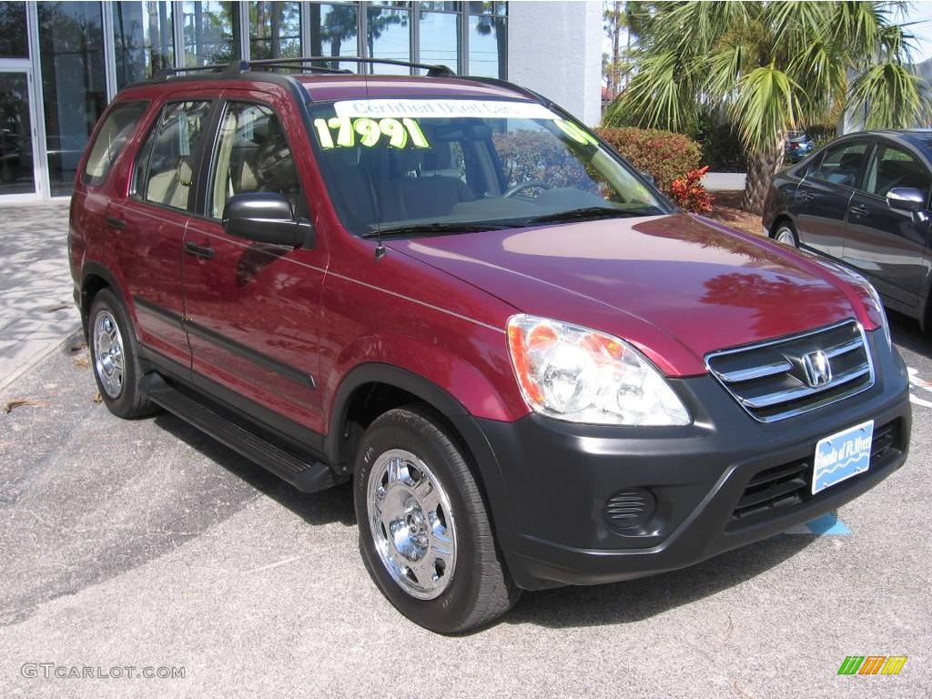 2006 CR-V LX - Redondo Red Pearl / Ivory photo #1