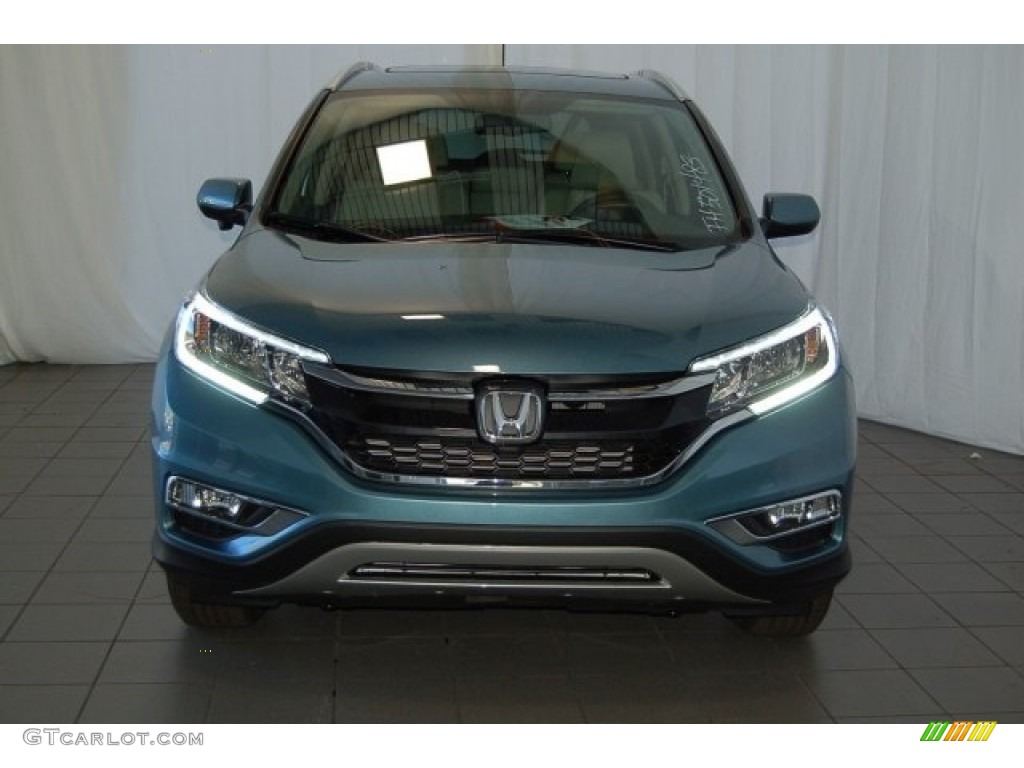 2016 CR-V EX - Mountain Air Metallic / Beige photo #2