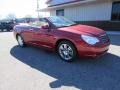 2008 Inferno Red Crystal Pearl Chrysler Sebring Limited Convertible  photo #5