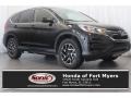 2016 Crystal Black Pearl Honda CR-V SE  photo #1