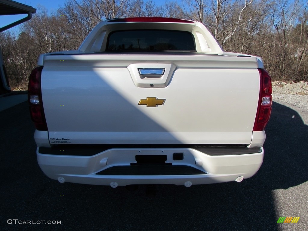 2012 Avalanche LTZ 4x4 - Summit White / Dark Cashmere/Light Cashmere photo #9