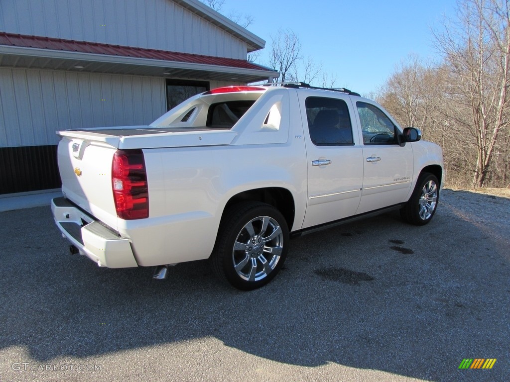 2012 Avalanche LTZ 4x4 - Summit White / Dark Cashmere/Light Cashmere photo #11