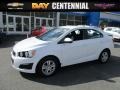 Summit White 2013 Chevrolet Sonic LT Sedan