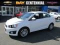 Summit White 2013 Chevrolet Sonic LT Sedan