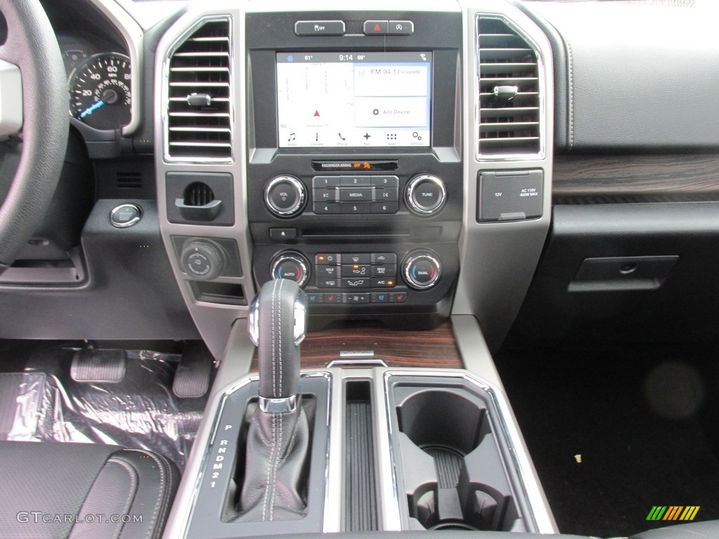 2016 F150 Lariat SuperCrew - Magnetic / Black photo #23