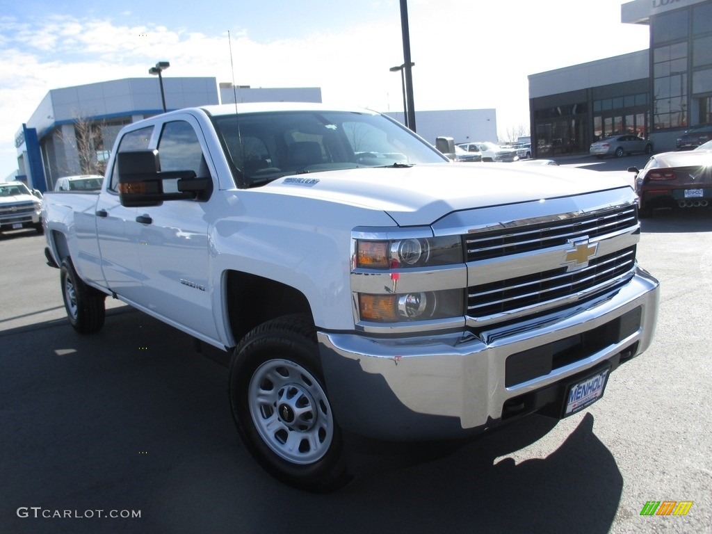 2016 Silverado 3500HD WT Crew Cab 4x4 - Summit White / Dark Ash/Jet Black photo #1