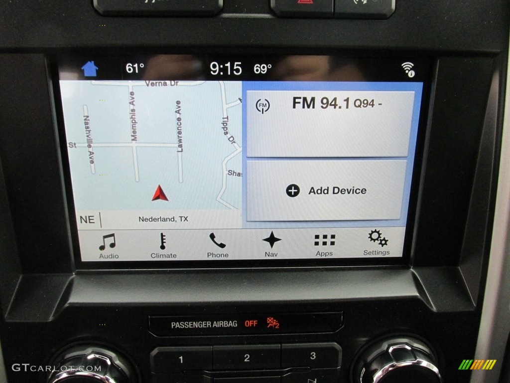 2016 F150 Lariat SuperCrew - Magnetic / Black photo #24