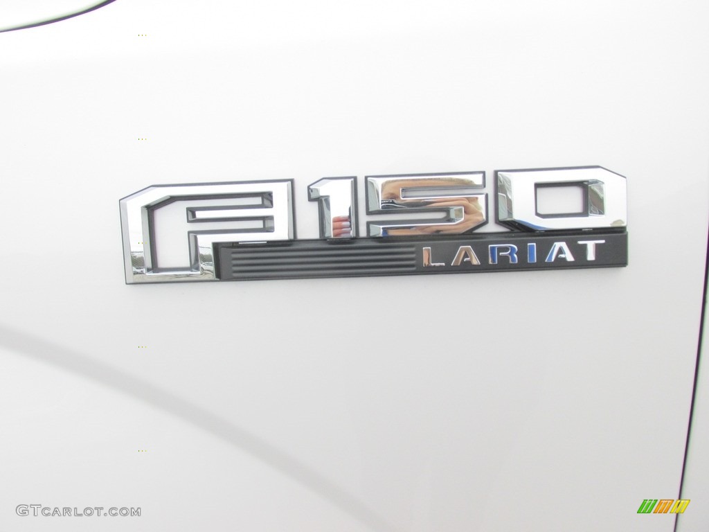2016 F150 Lariat SuperCrew - White Platinum / Black photo #13