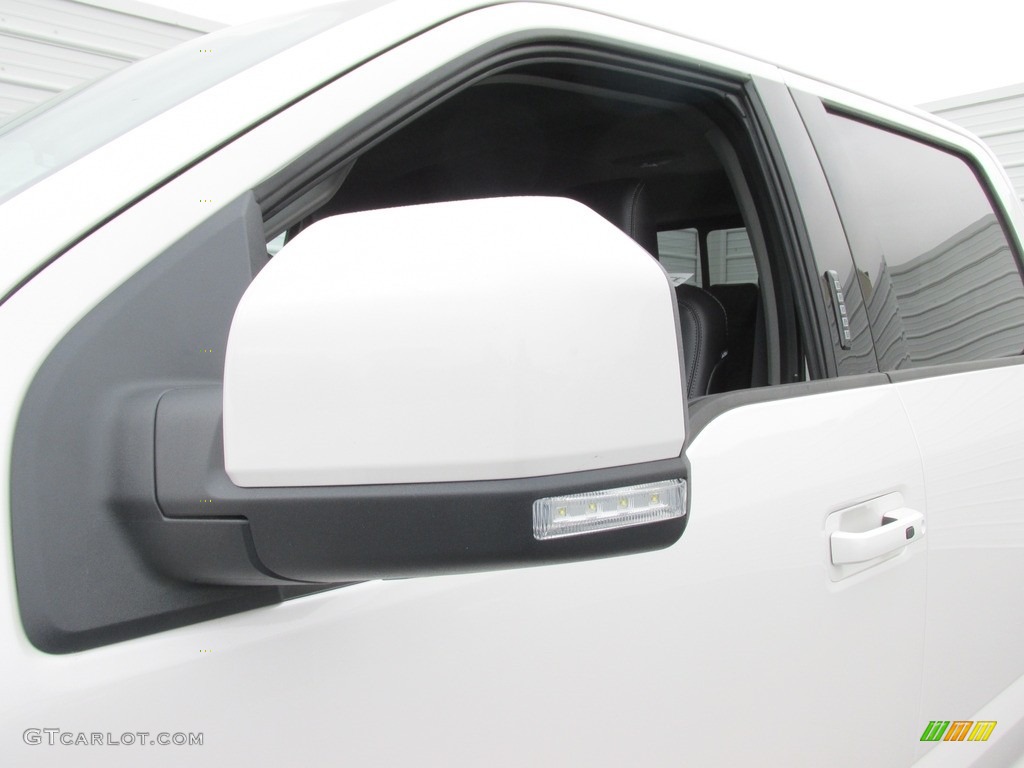 2016 F150 Lariat SuperCrew - White Platinum / Black photo #12