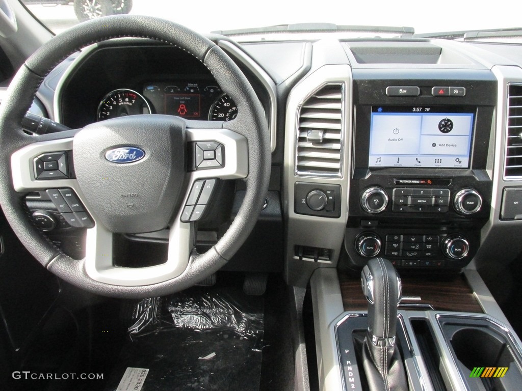 2016 F150 Lariat SuperCrew - White Platinum / Black photo #22