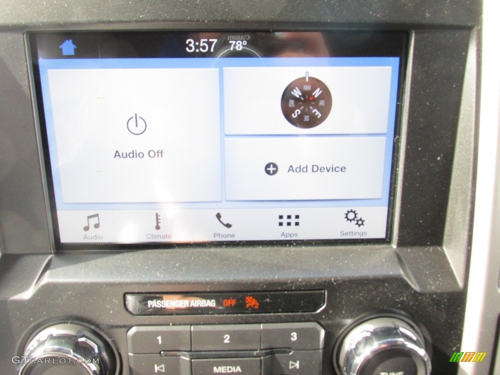 2016 F150 Lariat SuperCrew - White Platinum / Black photo #24