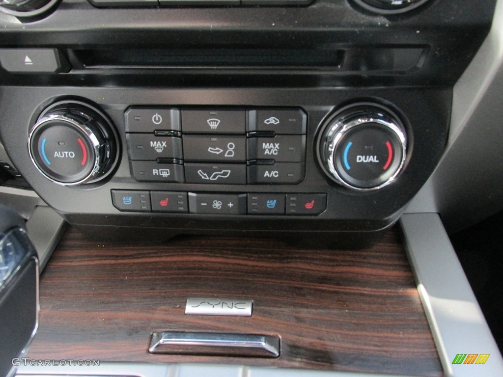 2016 F150 Lariat SuperCrew - White Platinum / Black photo #26