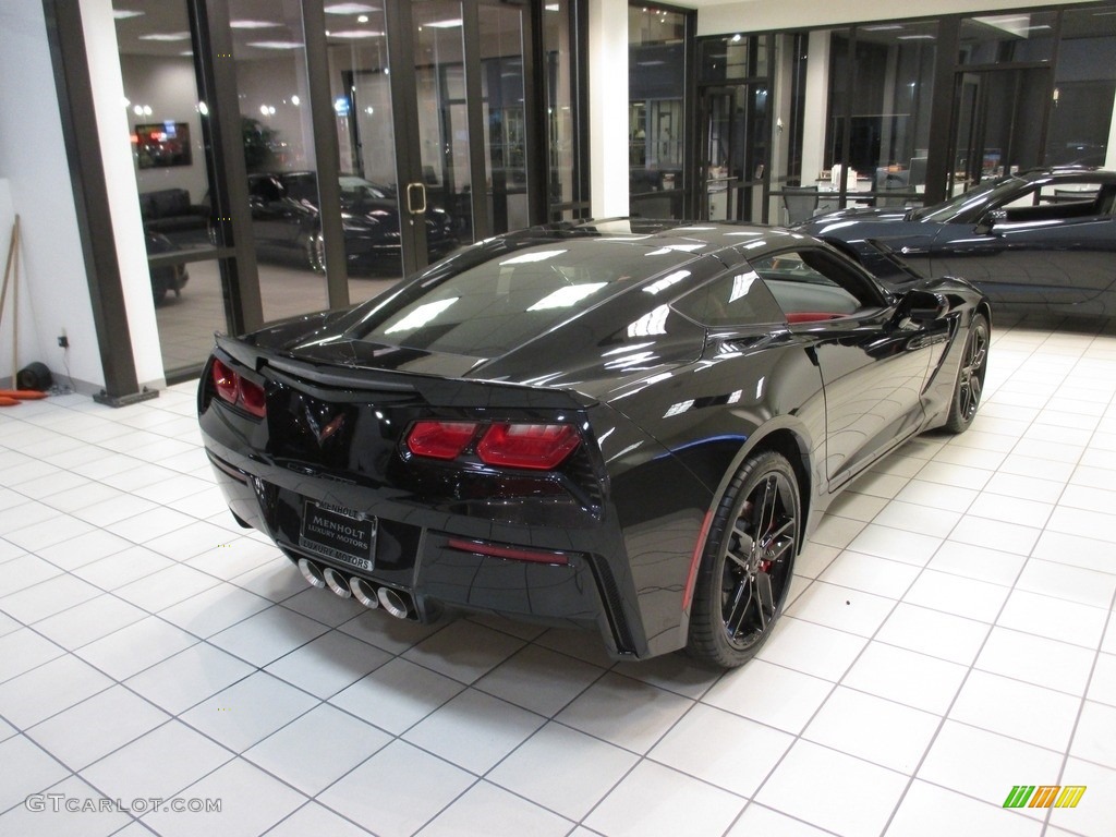 2016 Corvette Stingray Coupe - Black / Adrenaline Red photo #5
