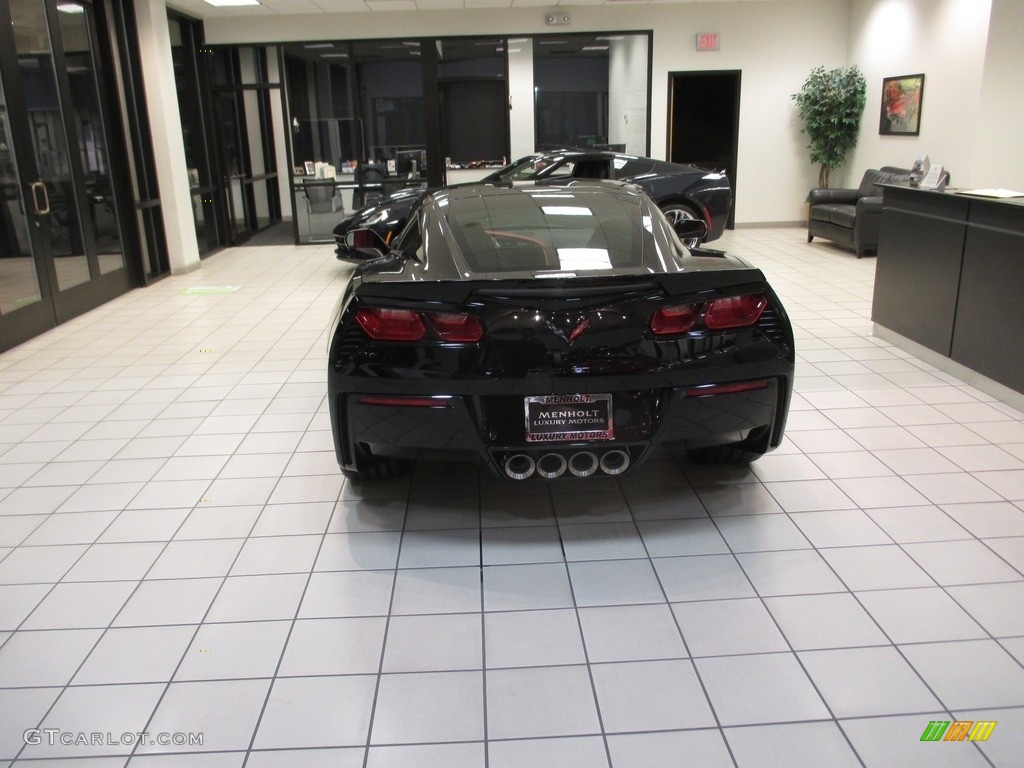 2016 Corvette Stingray Coupe - Black / Adrenaline Red photo #6