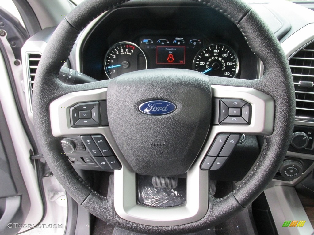 2016 F150 Lariat SuperCrew - White Platinum / Black photo #30