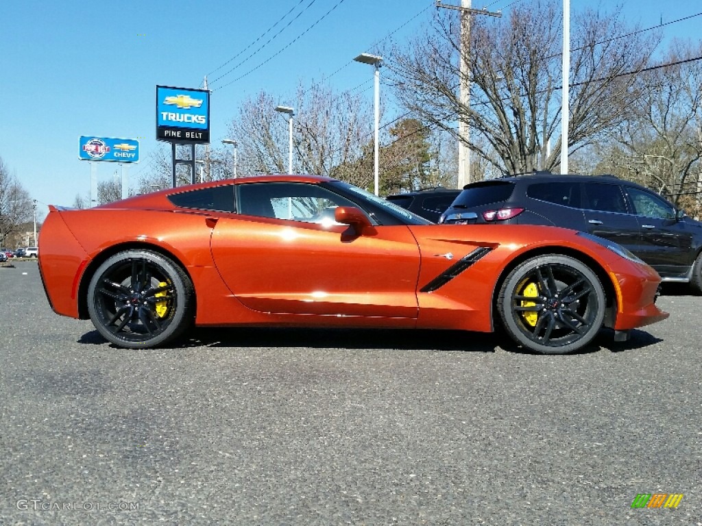 2016 Corvette Stingray Coupe - Daytona Sunrise Orange Metallic / Jet Black photo #3