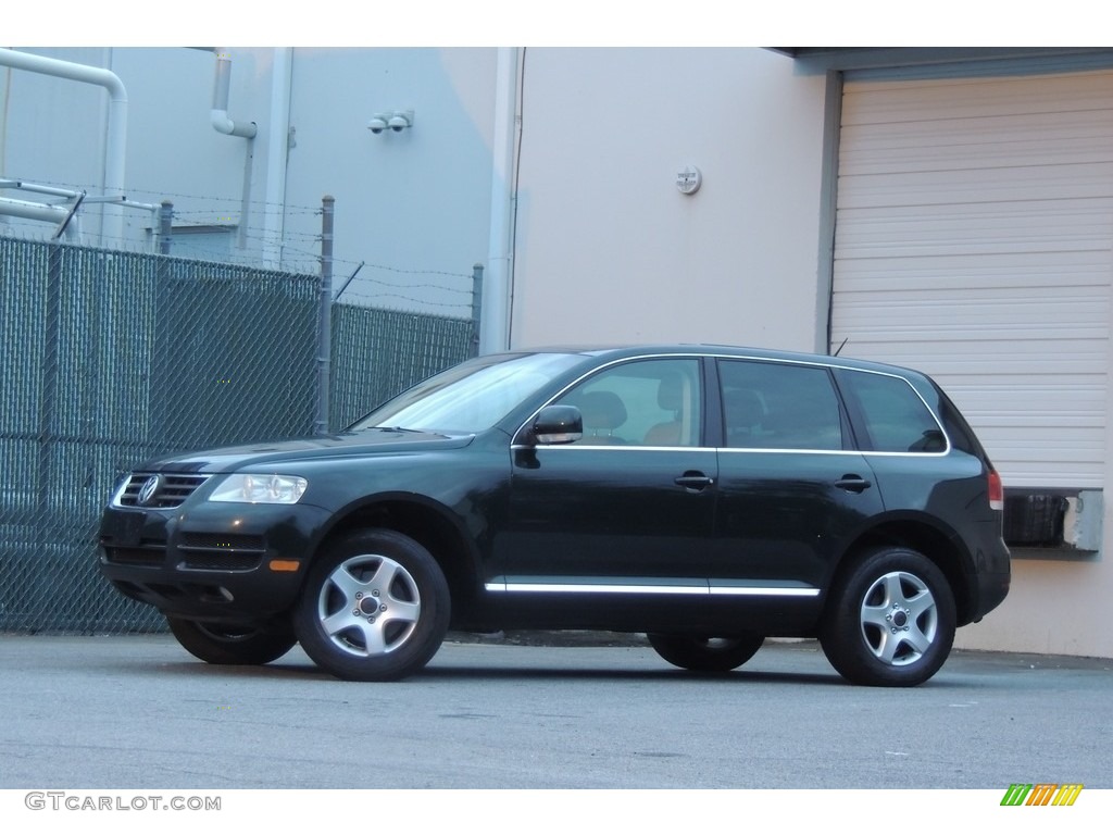 2006 Touareg V6 - Venetian Green / Pure Beige photo #2