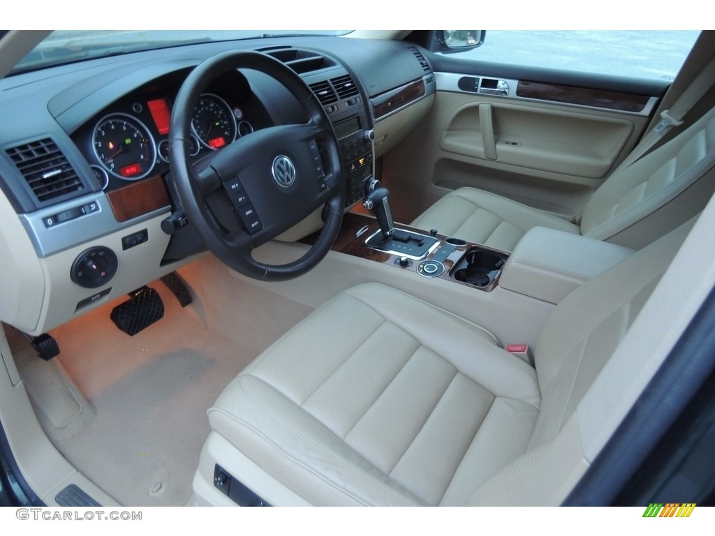 2006 Touareg V6 - Venetian Green / Pure Beige photo #3